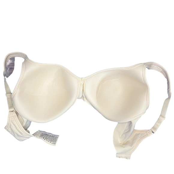 Bali Underwire Free Seamless Comfort Cream Bra Sz 38C - Picture 4 of 7